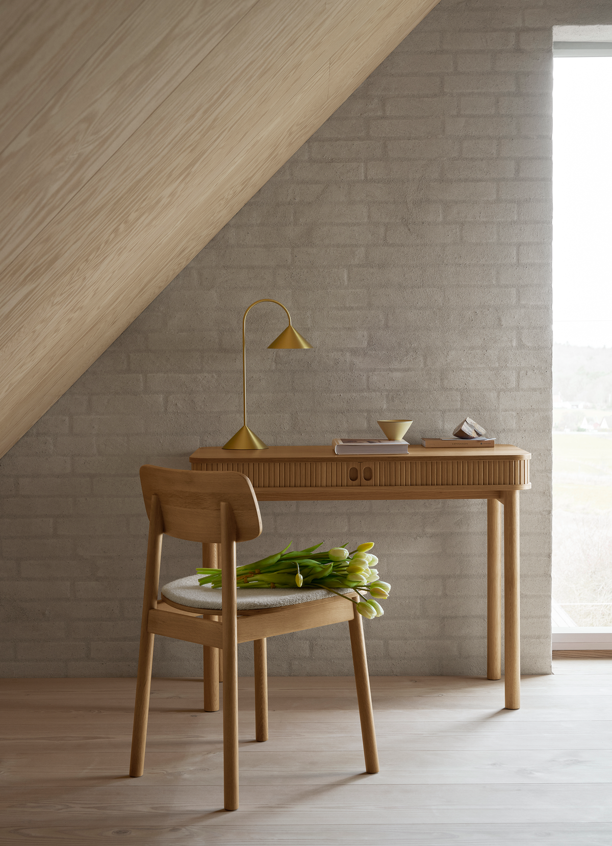 Bureau met opbergruimte
