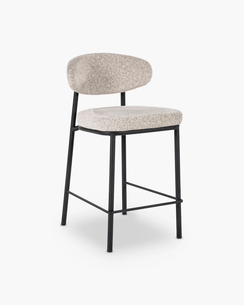 Barstoel Jari in beige metaal
