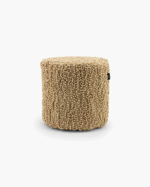 Poef Vista small - beige in bouclé