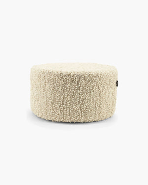 Poef Vista large - off white in off-white bouclé