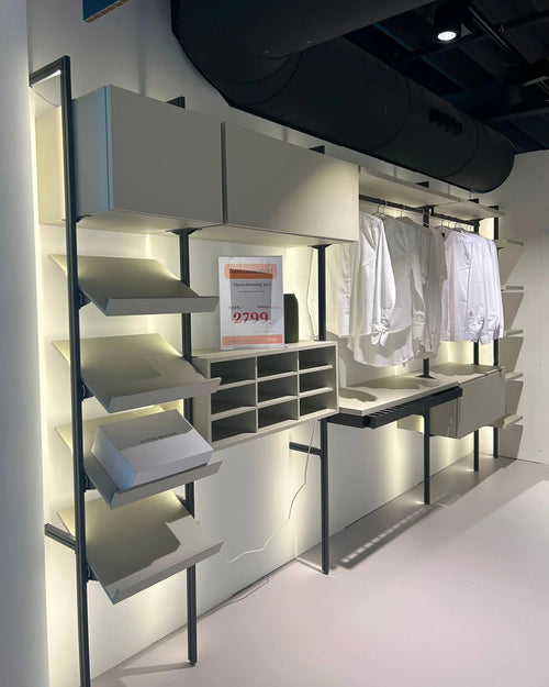 Toonzaalmodel open dressing met toebehoren