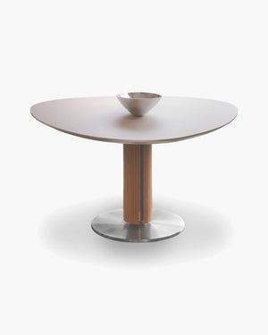 Eettafel Steely Fenix van Bree's New World in wit hout