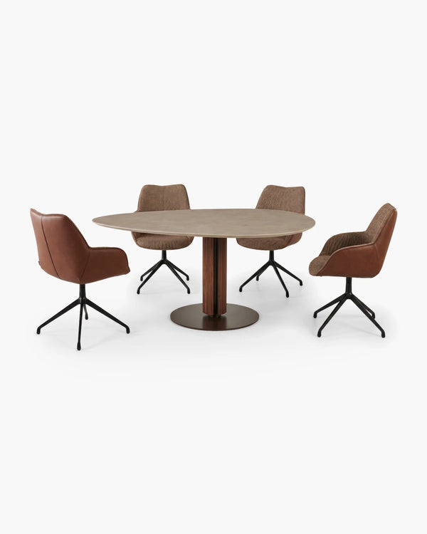 Eettafel Steely XL HPL van Bree's New World, foto 3 van 6