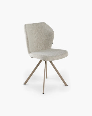 Draaistoel Toby van Bree's New World in beige stof