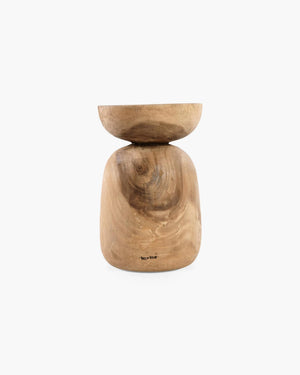 Kruk in massief hout, foto 2 van 4