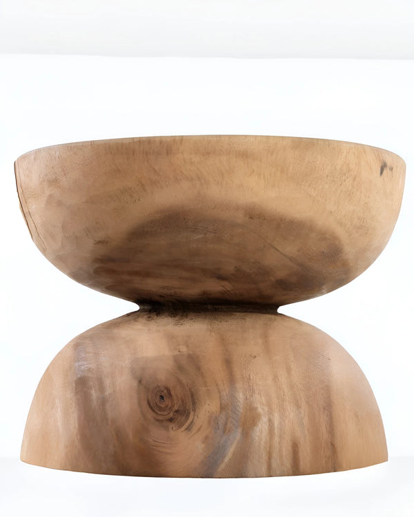 Kruk in massief hout, foto 3 van 4