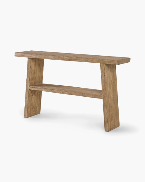 Consoletafel140 cm in naturel hout
