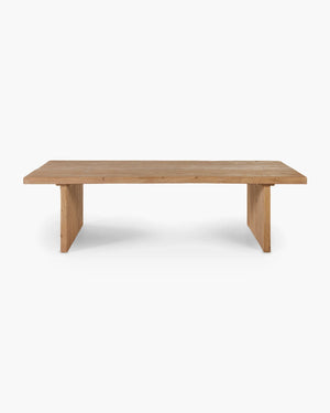 Eettafel 280x100 cm in naturel hout
