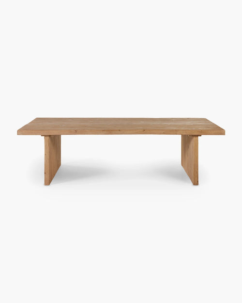 Eettafel 280x100 cm in naturel hout