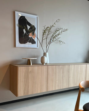 Hangdressoir op maat van Studio Puro in hout