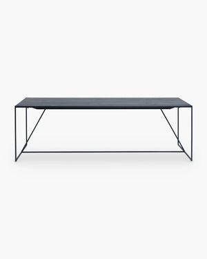 Eiken eettafel 240 cm van Studio Puro in zwart