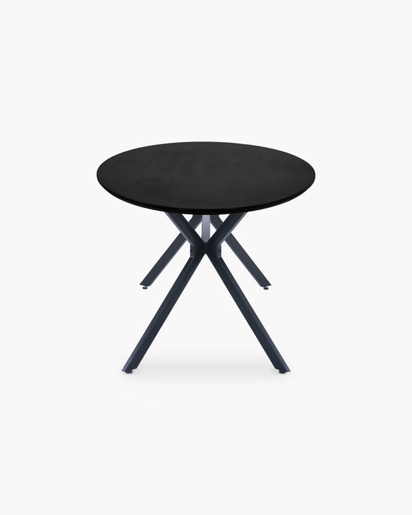Ovale eettafel Bruno van Woood, foto 3 van 4