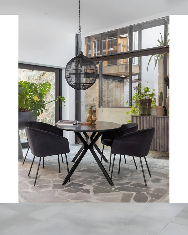 Ovale eettafel Bruno van Woood, foto 4 van 4