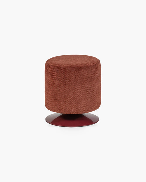 Poef Islen van Woood in beige stof