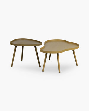 Organische bijzettafel Mae - beige van Woood, foto 3 van 6