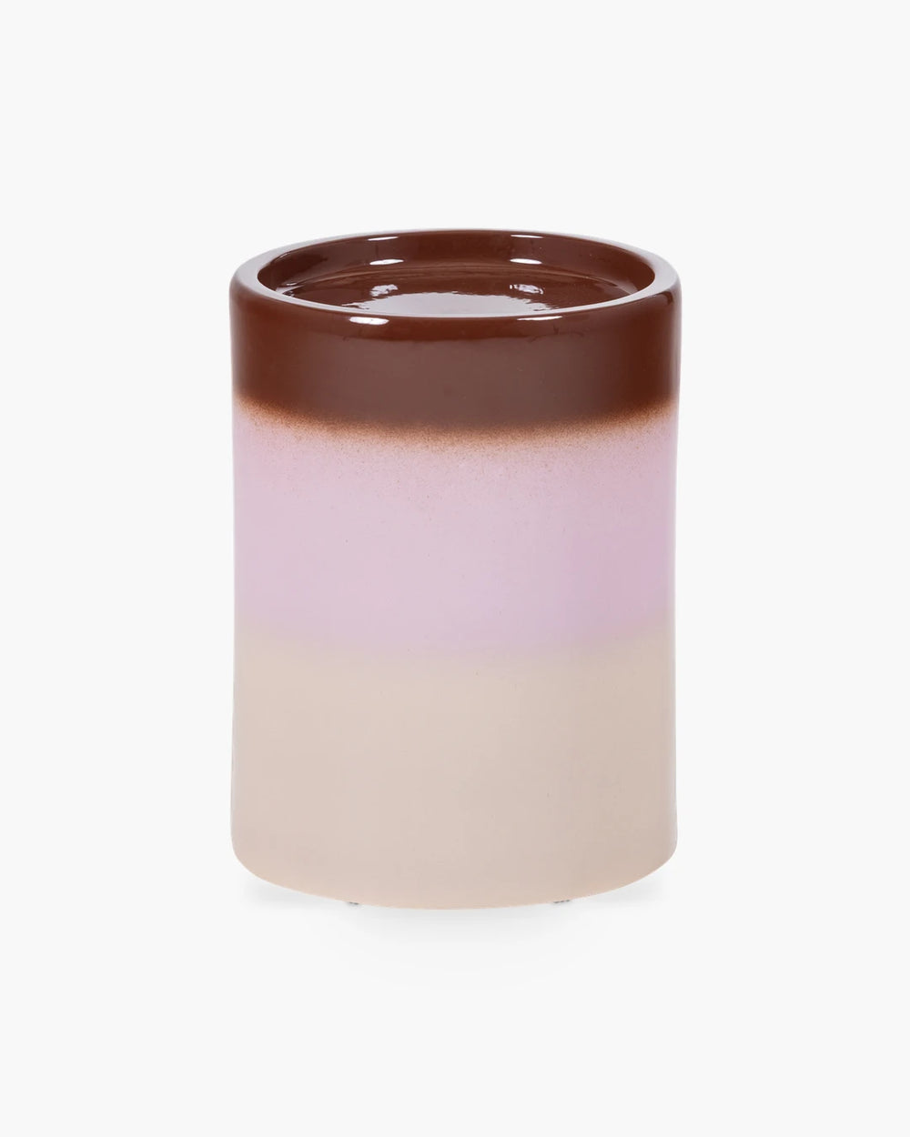 Bijzettafel Ollo van Woood in bruin keramiek