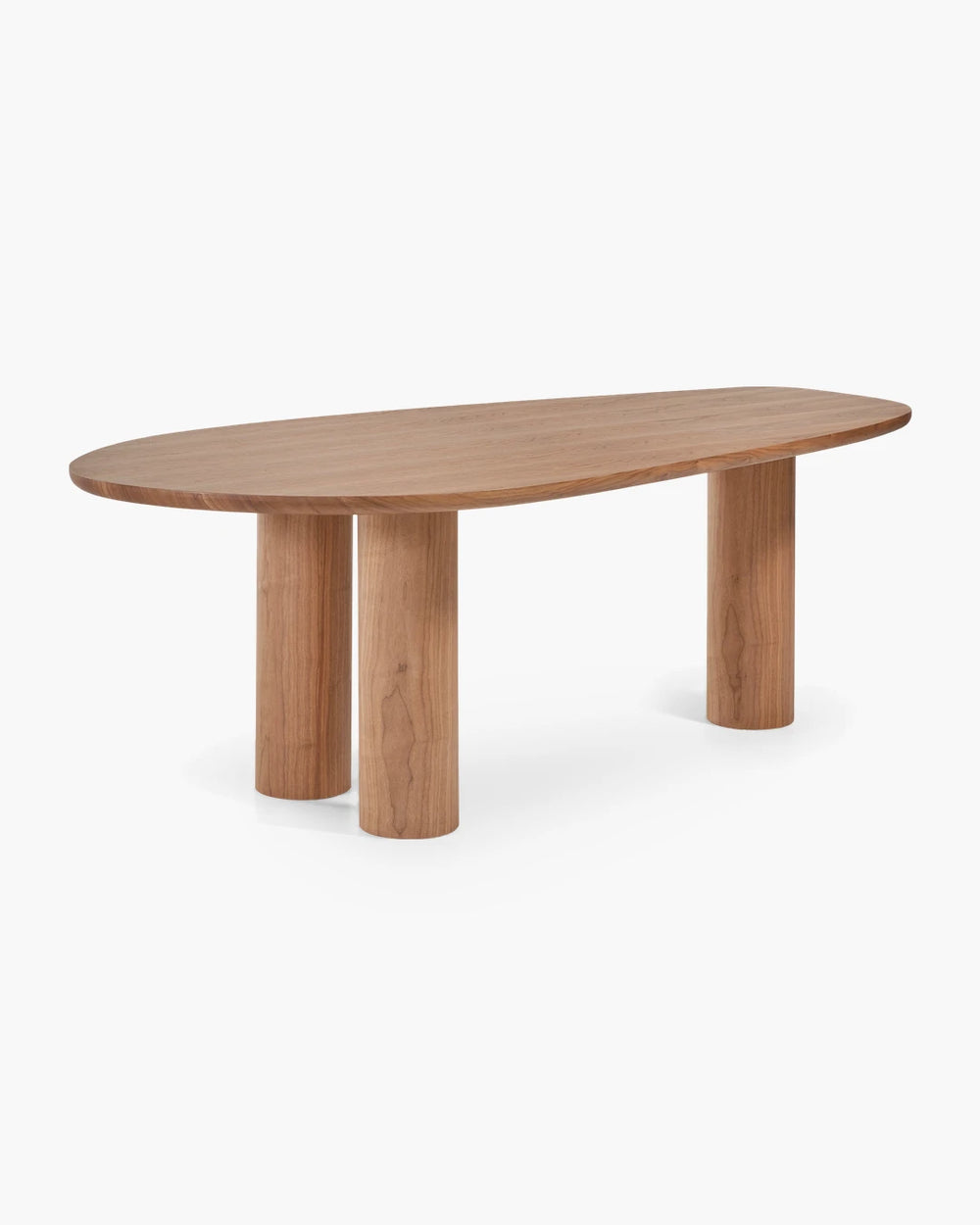 Organische eettafel 240 cm in hout