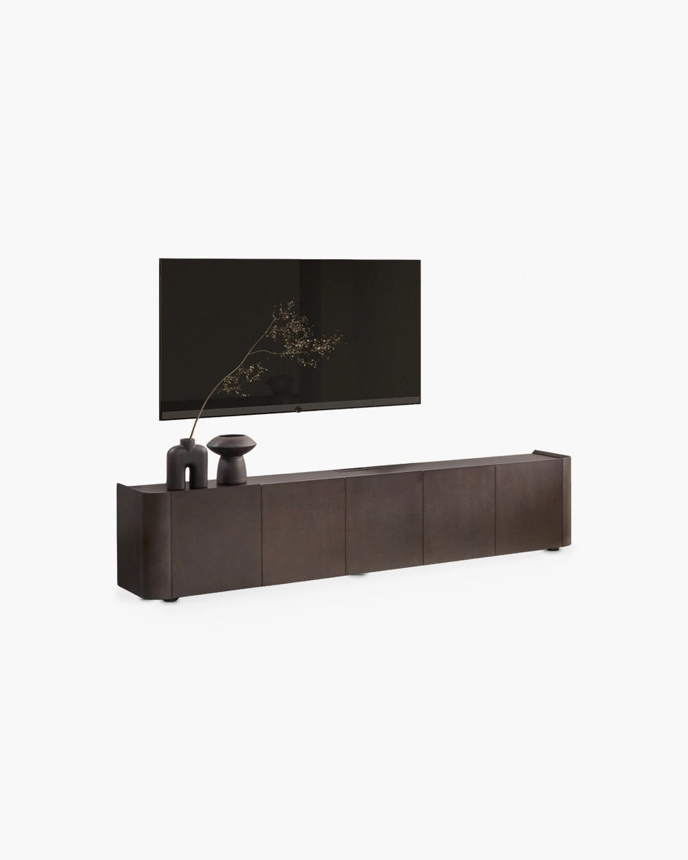 Tv-kast 220 cm in hout