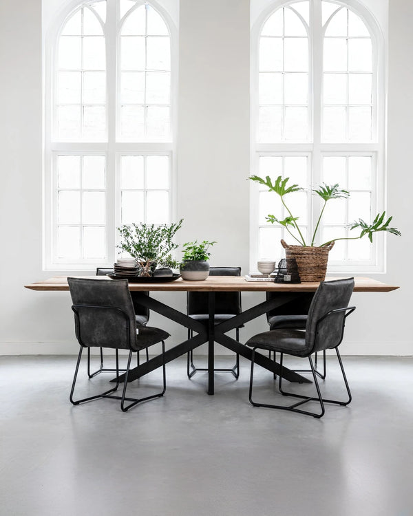 Teak eettafel Timeless van Must Living, foto 4 van 9