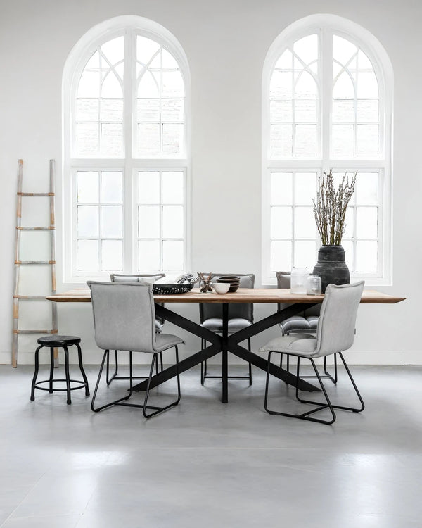 Teak eettafel Timeless van Must Living, foto 5 van 9