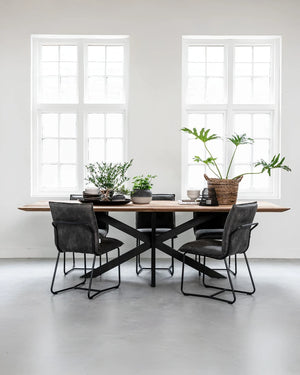 Teak eettafel Timeless van Must Living, foto 3 van 8