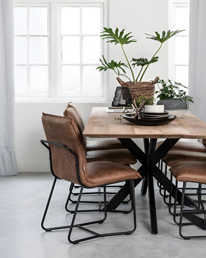 Teak eettafel Timeless van Must Living, foto 5 van 8