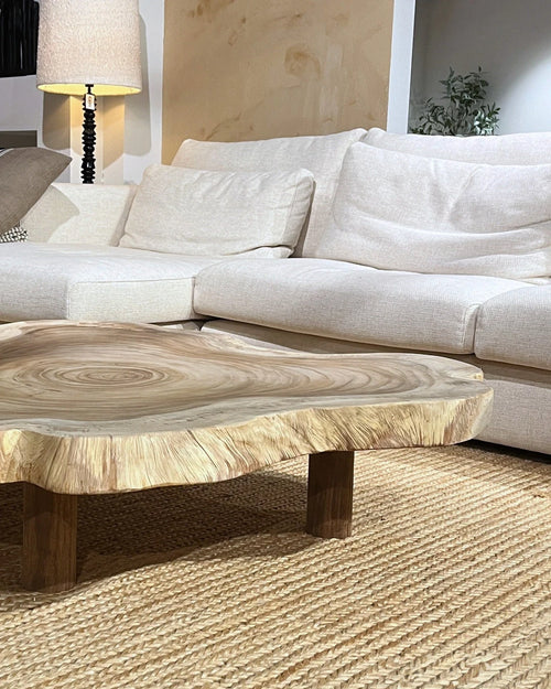 Boomstam salontafel