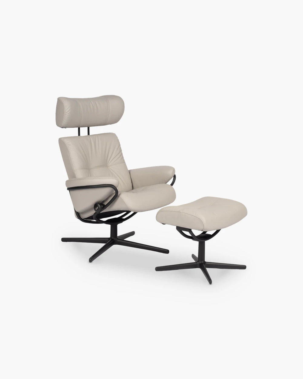 Relaxzetel Berlin van Stressless in grijs leder