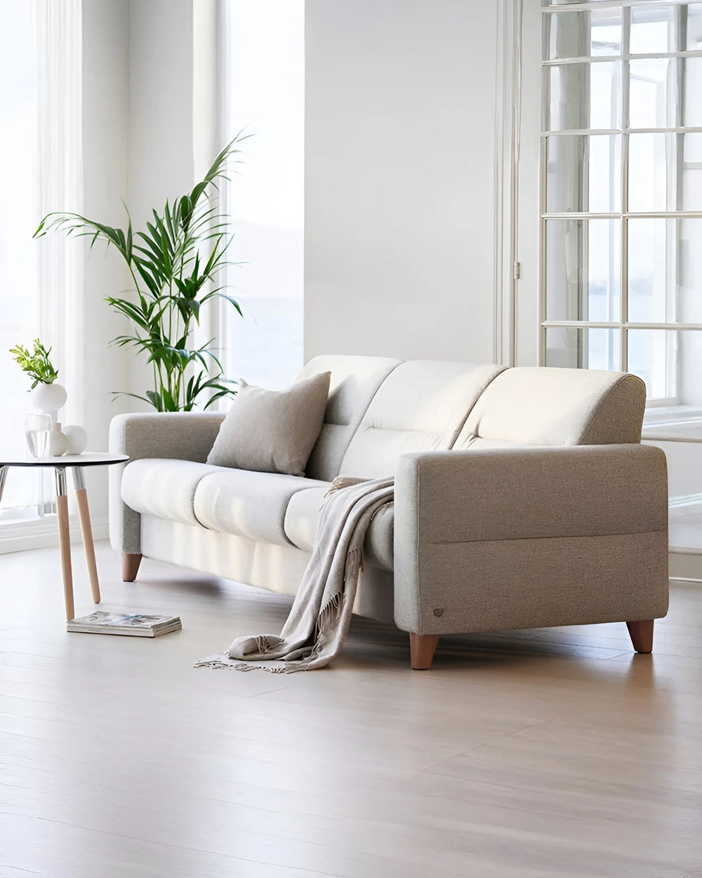 Zetel Fiona 2,5-zit van Stressless in beige eik