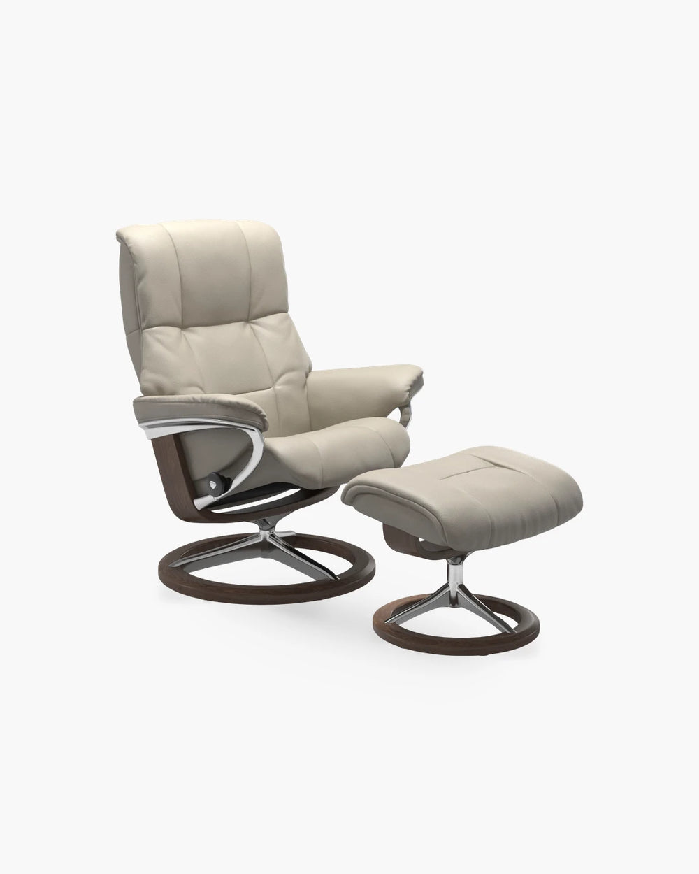 Relaxzetel Mayfair van Stressless in grijs leder