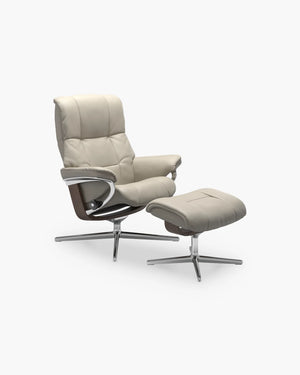 Relaxzetel Mayfair van Stressless in grijs leder