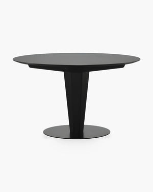 Uitschuifbare eettafel Bordeaux van Stressless in zwart hout