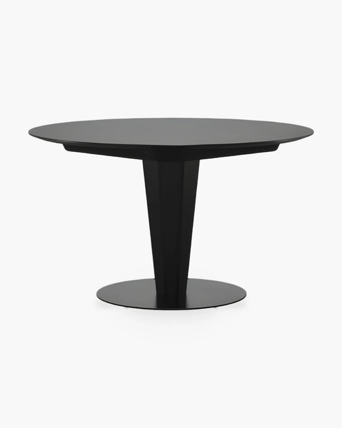 Uitschuifbare eettafel Bordeaux van Stressless in zwart hout