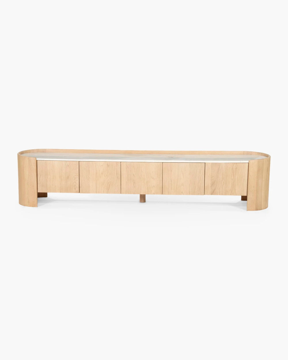 Tv-meubel 240 cm in eik