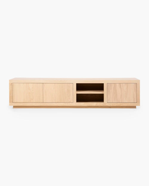 Tv-meubel 200 cm in naturel eik