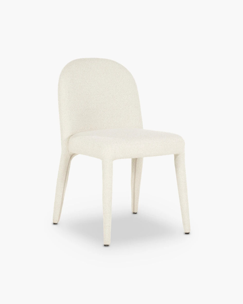 Eetkamerstoel Jax zonder armleuning in beige stof