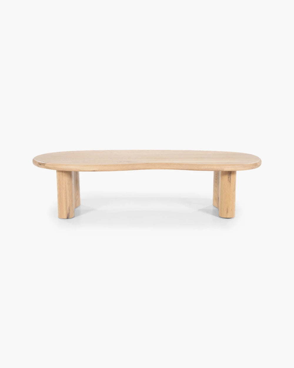 Organische salontafel in eik