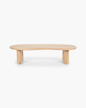 Organische salontafel in eik