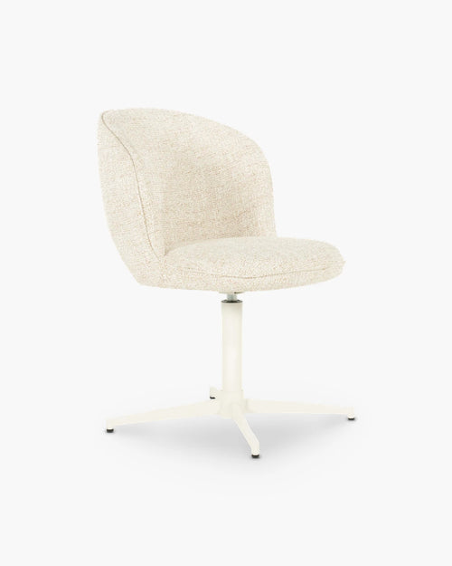 Draaibare eetkamerstoel in beige