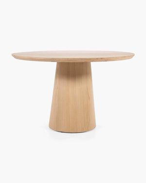 Ronde eettafel 130 cm in hout