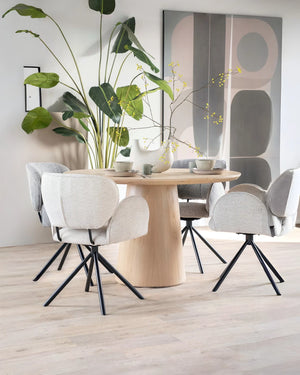 Ronde eettafel 130 cm, foto 3 van 8