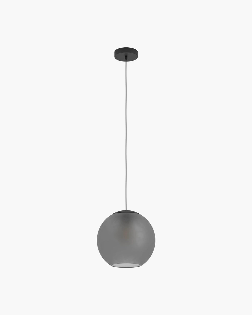 Hanglamp - mat grijs van Eglo in glas