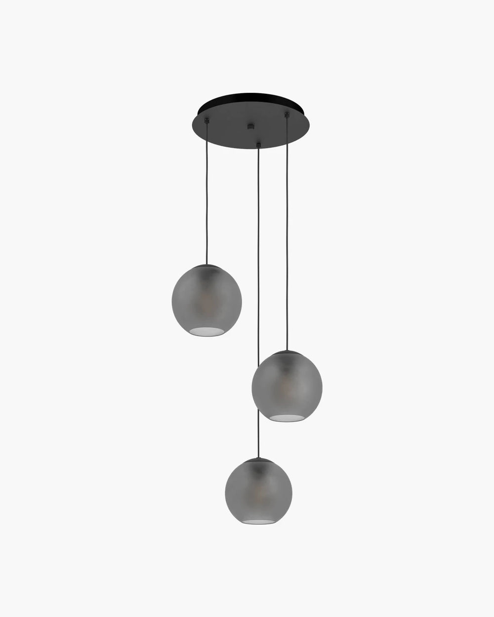 Hanglamp - mat grijs van Eglo in glas