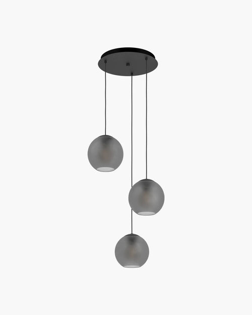 Hanglamp - mat grijs van Eglo in glas