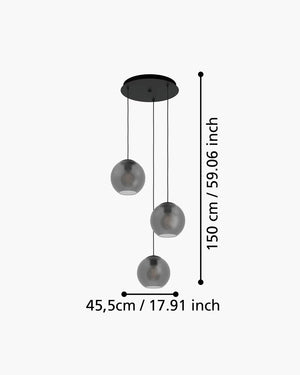 Hanglamp - mat grijs van Eglo, foto 4 van 4