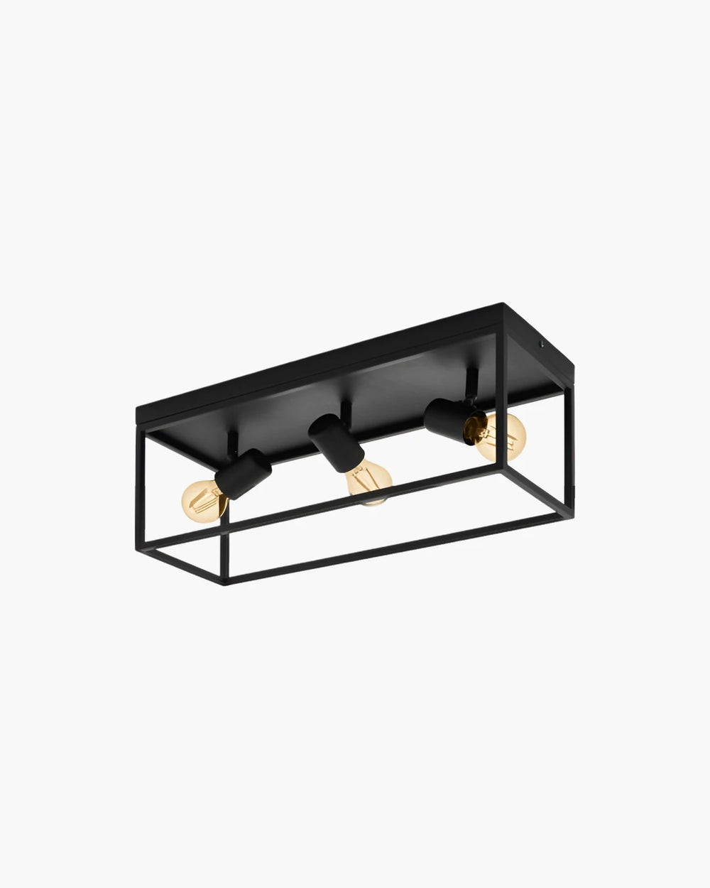 Plafondlamp 3x E27 - zwart van Eglo