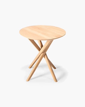 Bijzettafel Mikado in hout