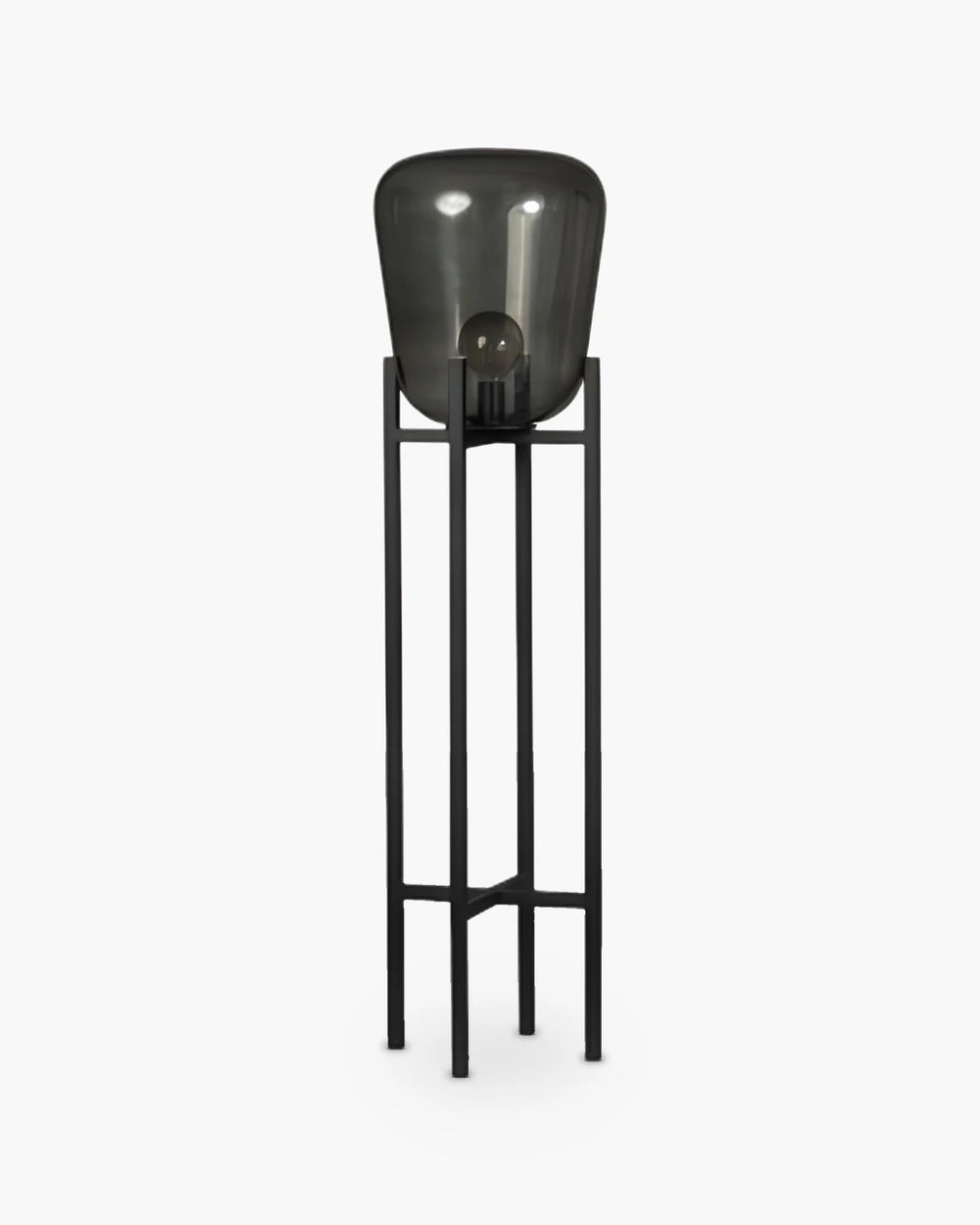 Vloerlamp zwart metaal