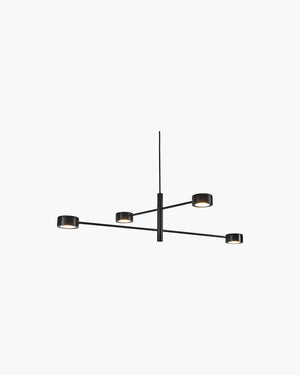 Hanglamp Clyde in zwart
