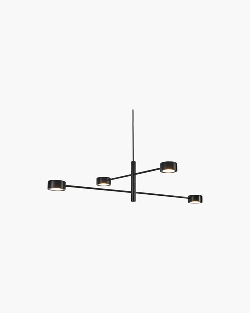 Hanglamp Clyde in zwart